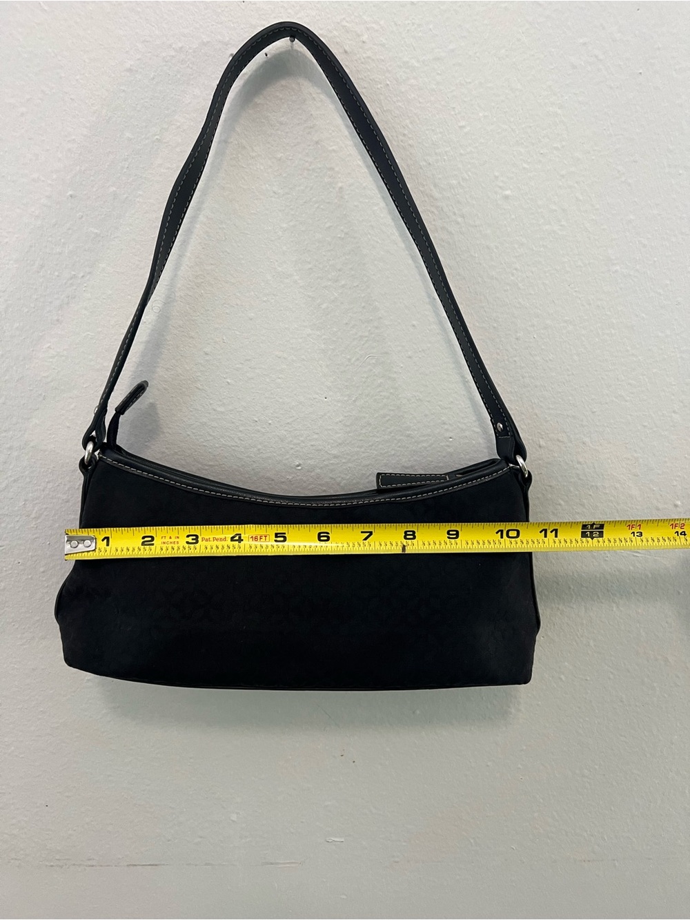 Relic Y2K Black Monogram Shoulder Bag - Picture 3 of 6
